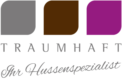 Traumhaft Verleihservice - Hussen & Tischwäsche, Brautstrauß · Deko · Hussen Ludwigsburg, Logo