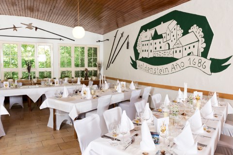 Burg Waldenstein | Hotel Garni & Events, Hochzeitslocations Rudersberg, Kontaktbild
