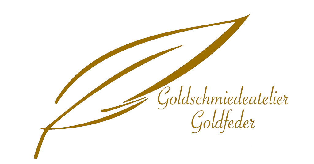 Goldschmiedeatelier Goldfeder | Handgefertigter Schmuck, Trauringe Backnang, Logo