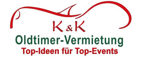 K & K Oldtimer-Vermietung | Hochzeitsauto | Oldtimerbus | T1 Bulli, Hochzeitsauto · Kutsche Ludwigsburg, Logo