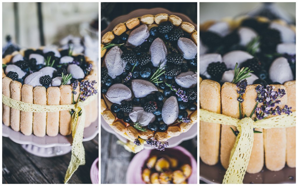 Joghurttorte mit Blaubeeren