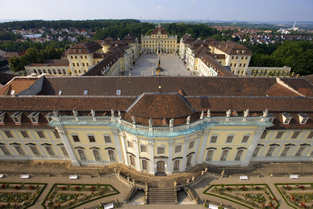 Schloss Ludwigsburg Luftaufnahme